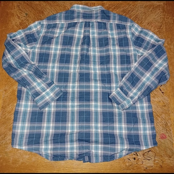 VINEYARD VINES Men's Blue Plaid Long Sleeve Slim Fit Tucker Shirt sz 2XL XXL. - Picture 1 of 6